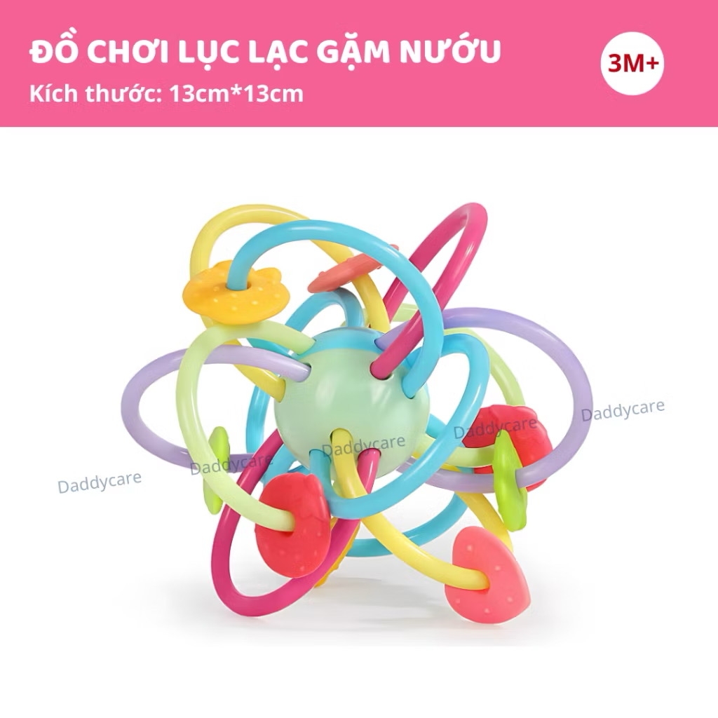 Đồ chơi lục lạc gặm nướu silicone cho bé sơ sinh - Goodway - G205
