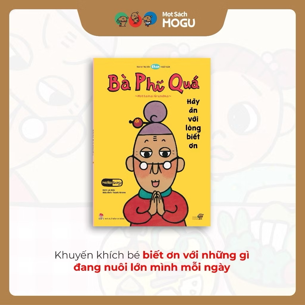 Combo 05 cuốn Sách Truyện Ehon bé 3-4-5 tuổi - Tuyển tập Bà Phí Quá (Dạy bé học tiết kiệm) - MOGU