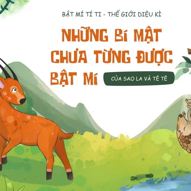 Sách - Bộ 2 cuốn Sao la và Tê tê - Series Bật mí tí ti Thế giới diệu kì cho bé 2-8 tuổi