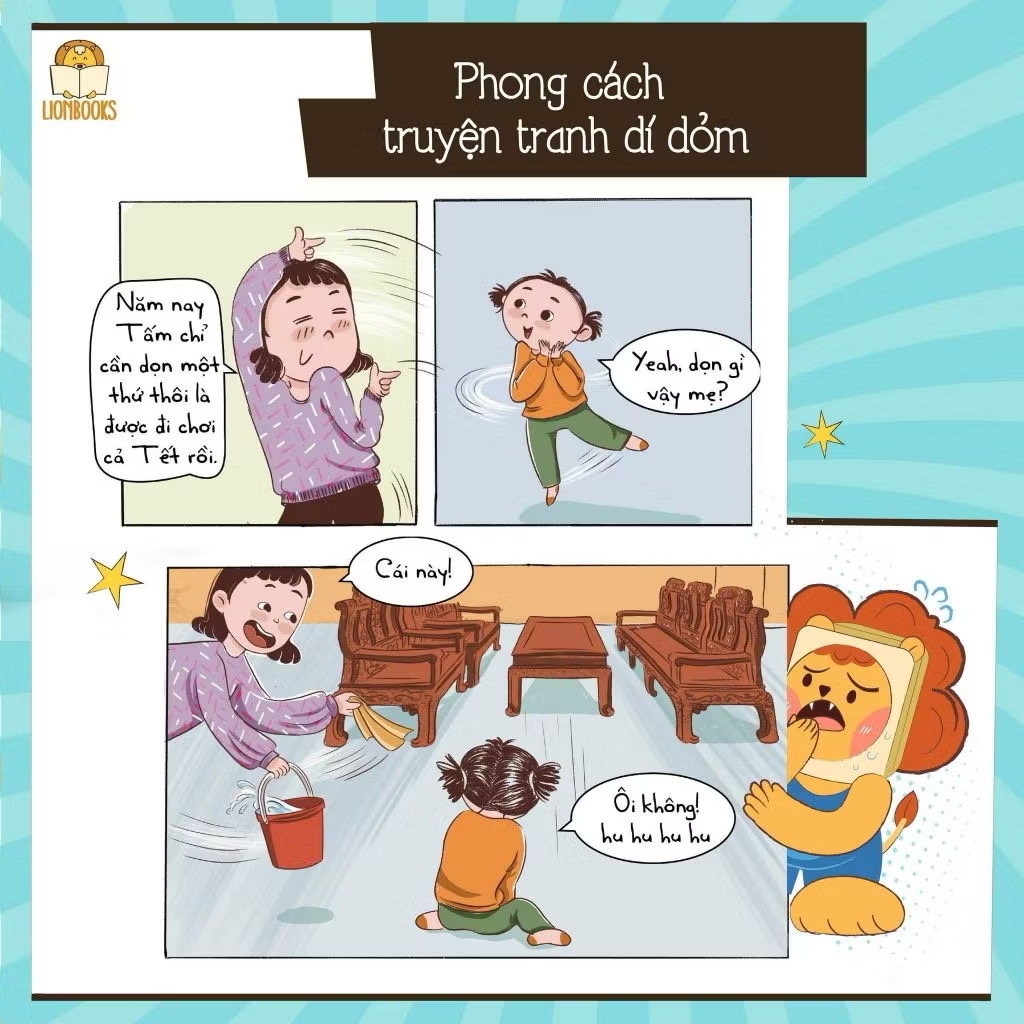 Sách Tết tưng tửng cho bé từ 5 tuổi - Lionbooks