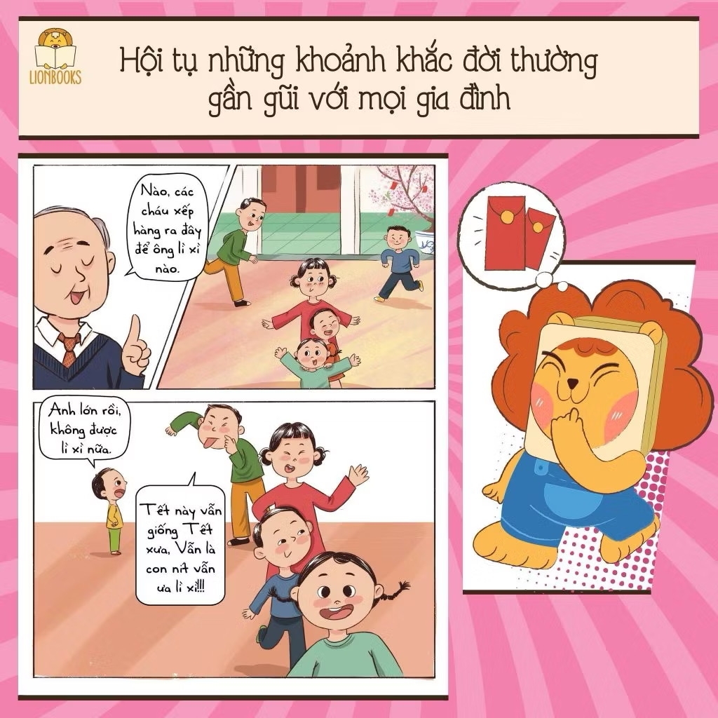 Sách Tết tưng tửng cho bé từ 5 tuổi - Lionbooks
