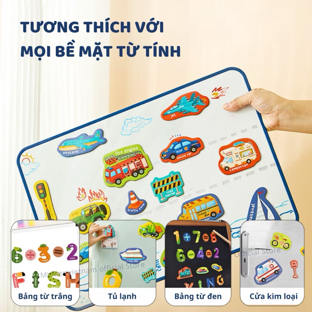 Bộ Chữ Cái và Chữ Số Nam Châm Mideer Letter Magnets Number Magnets
