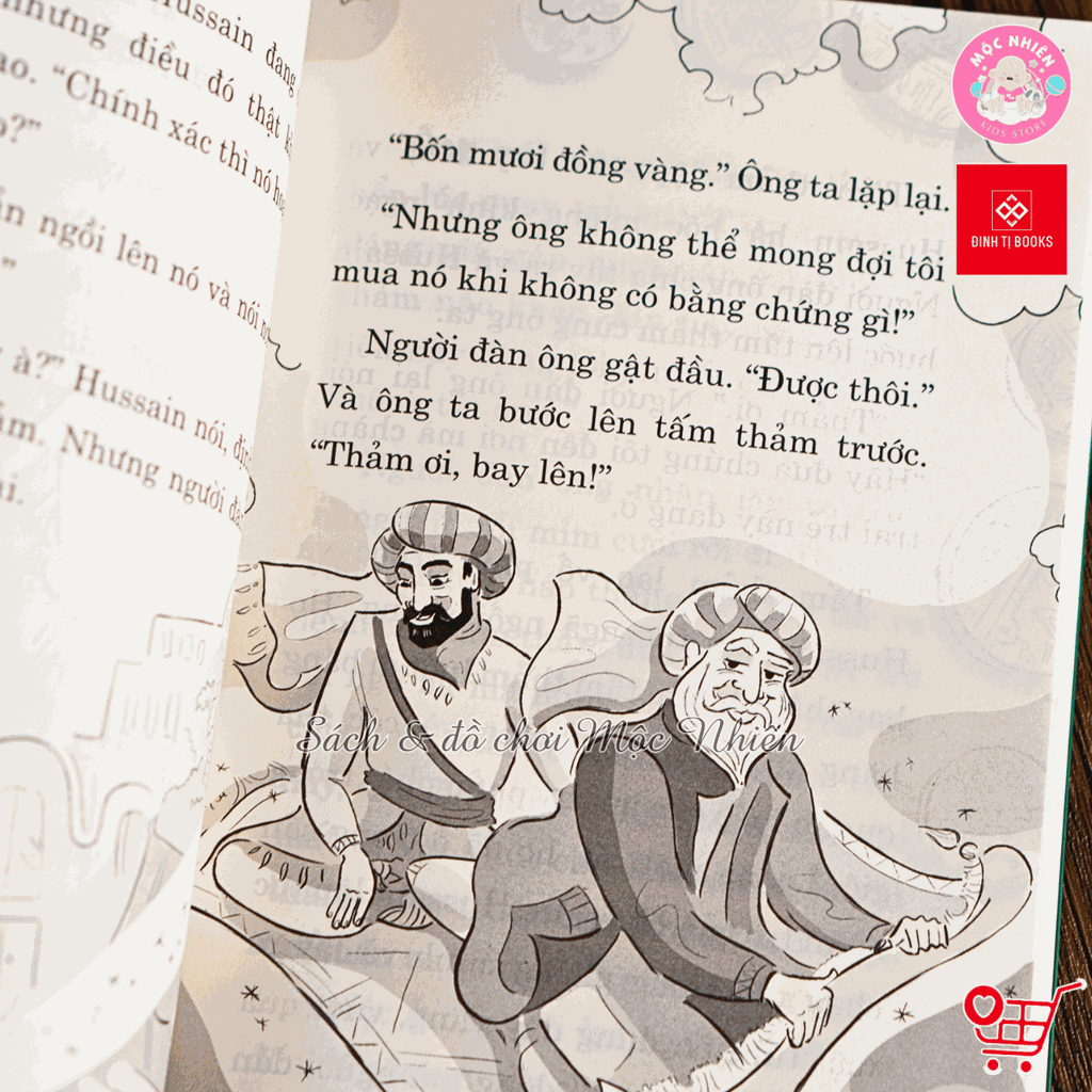 Sách - Tuyển tập Nghìn lẻ một đêm (Lẻ cuốn) - Đinh Tị Books