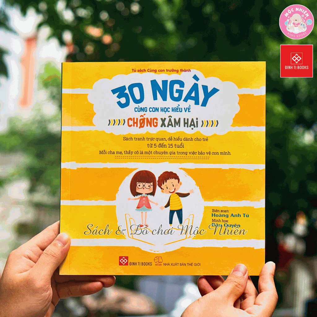 Sách - 30 ngày cùng con học hiểu về chống xâm hại - Đinh Tị Books