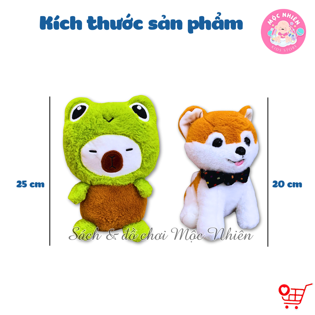 Gấu bông dễ thương xinh xắn kích thước 20-25 cm (nhiều mẫu ngẫu nhiên)