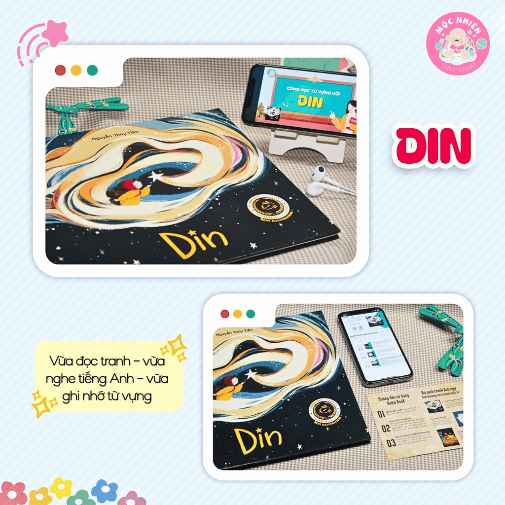 Combo 03 cuốn Sách tranh Anh ngữ - Giải thưởng sách tranh quốc tế Ehomebooks (Nâng niu những ước mơ thơ bé)