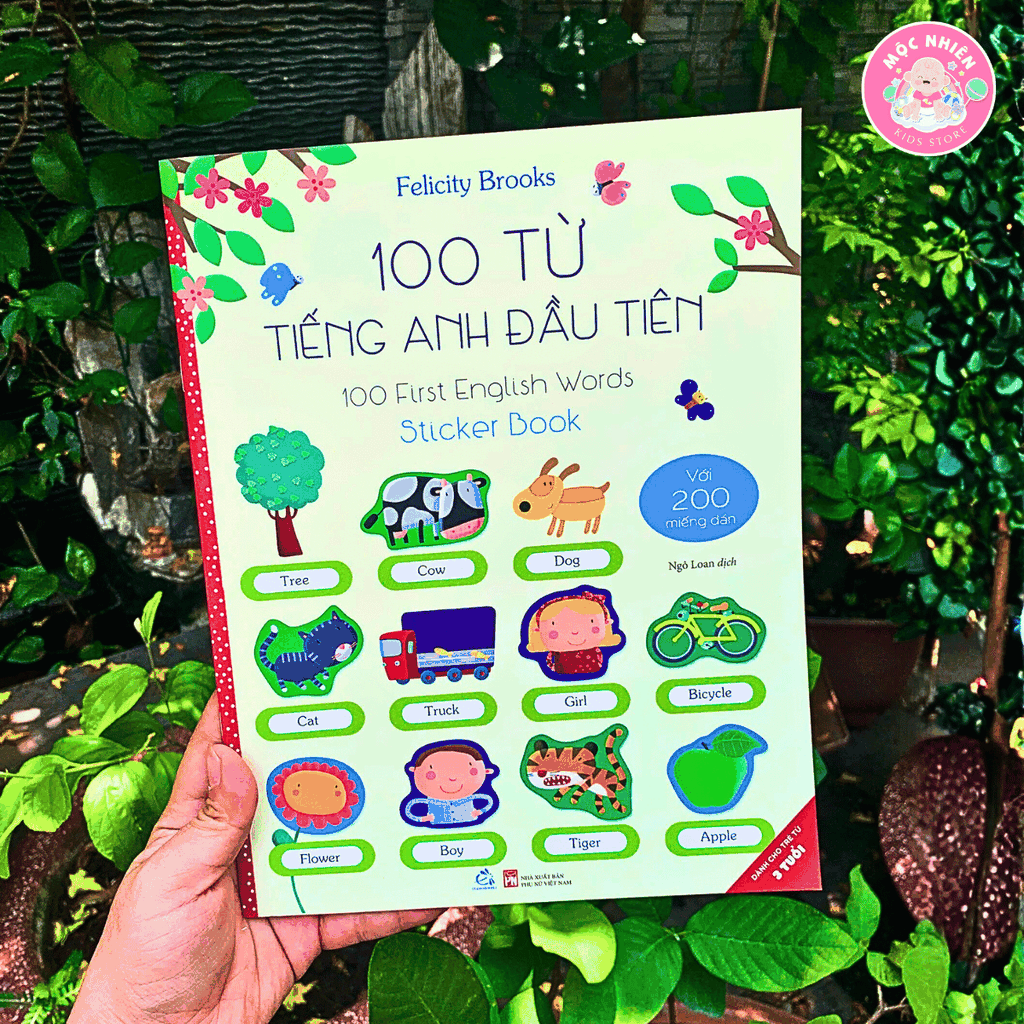 Sách - 100 Từ Tiếng Anh Đầu Tiên - 100 First English Words - Ehomebooks