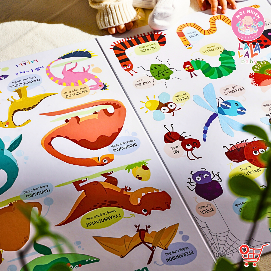 Bảng gấp thông thái - My First Learning chart (Dành cho bé từ 1 tuổi) - Lalala Baby