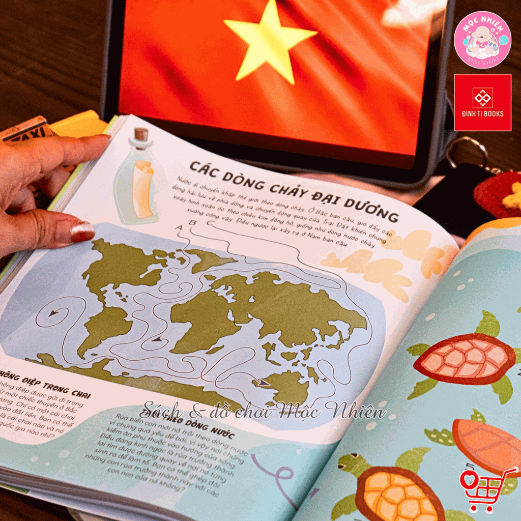 Combo 3 quyển Sách - 70++ trò chơi giúp em khám phá thế giới - Đinh Tị Books