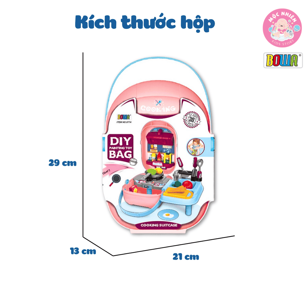 Đồ chơi nhập vai BOWA 8774 - Bộ nhà bếp 32 chi tiết