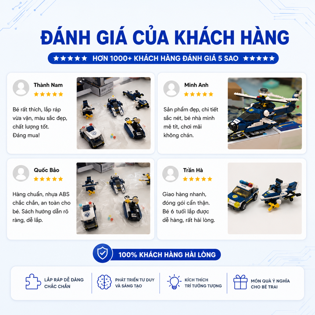 Đồ chơi lắp ráp xếp hình Qman 1801 - Trực thăng chiến đấu (381 mảnh ghép)