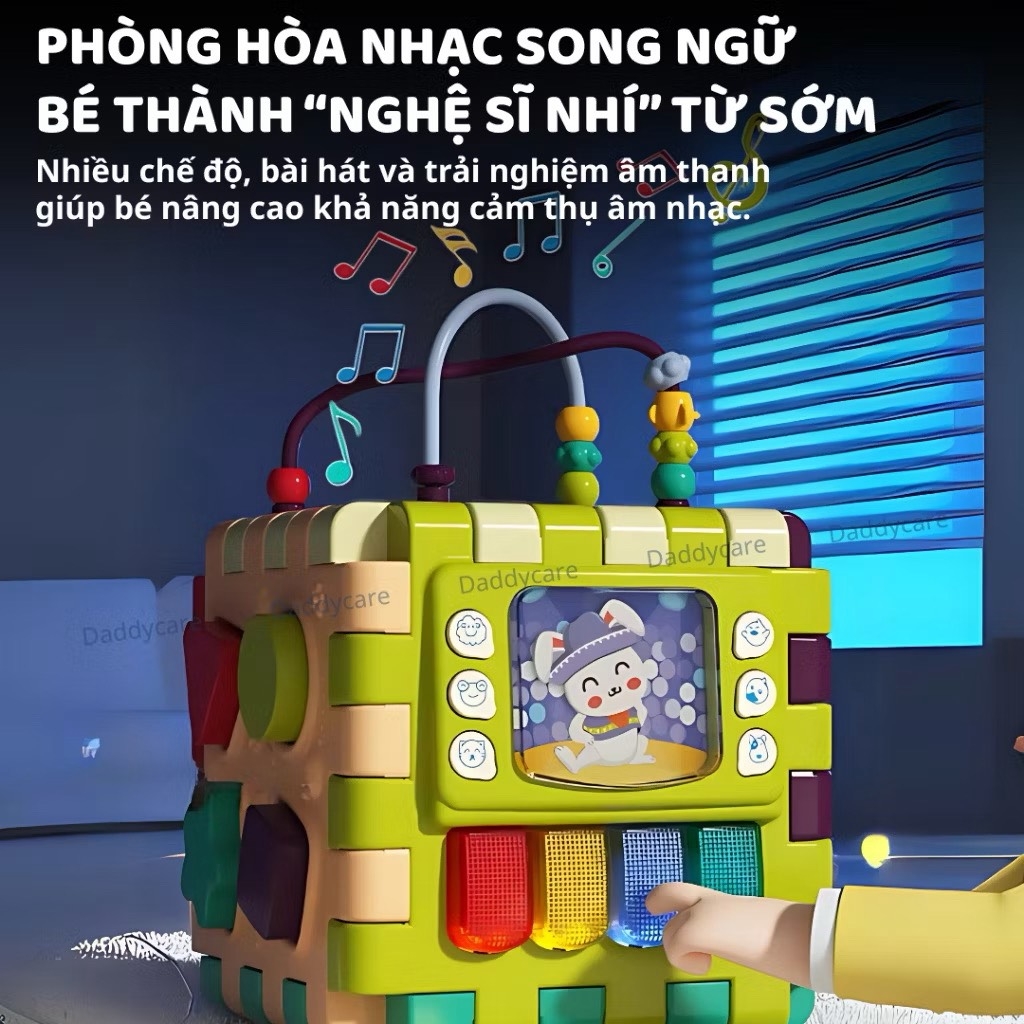 Đồ chơi Montessori khối hoạt động học và chơi Goodway