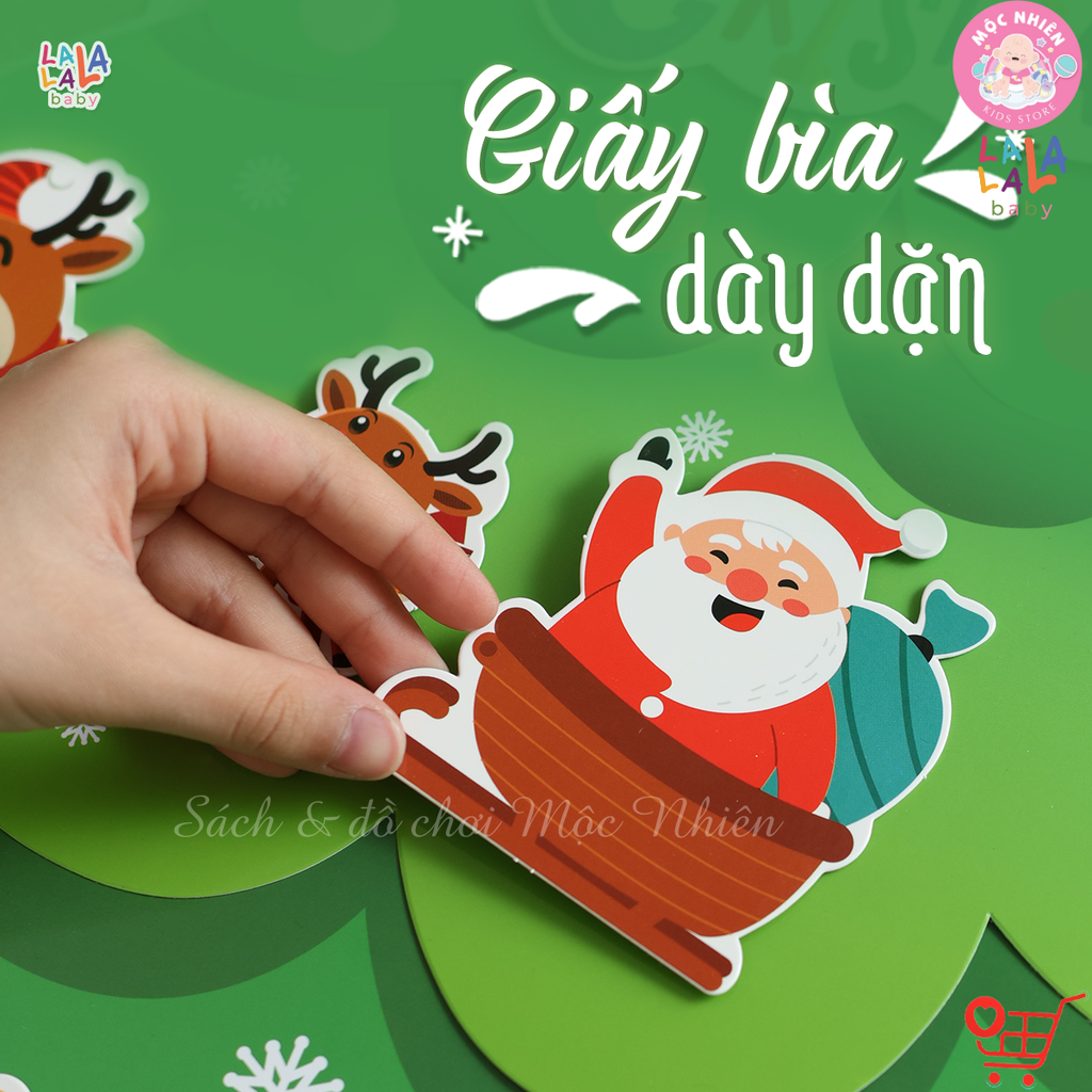 LalaXmas Tree - Cây thông Noel 3D bóc dán - Lalala Baby