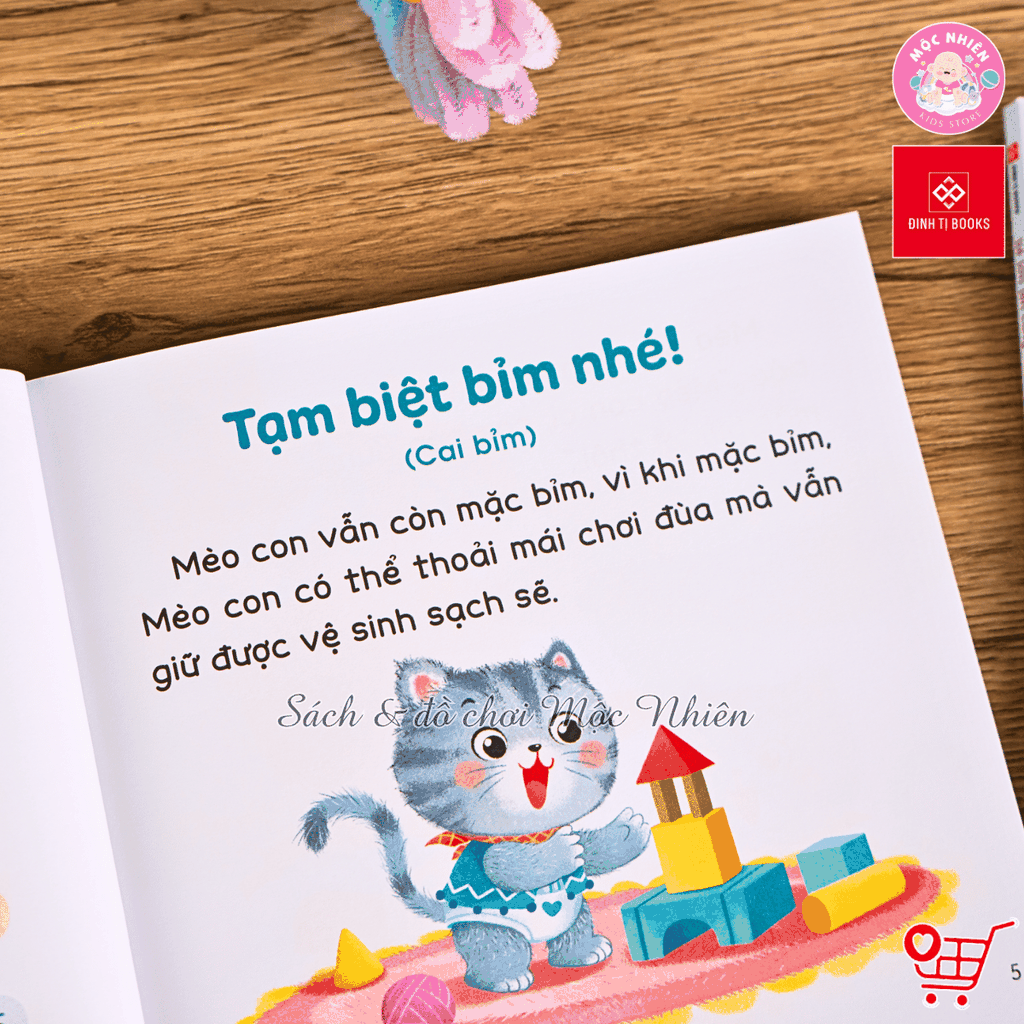 Combo 5 tập Sách - Bé lớn lên cùng những câu chuyện nhỏ - Đinh Tị Books