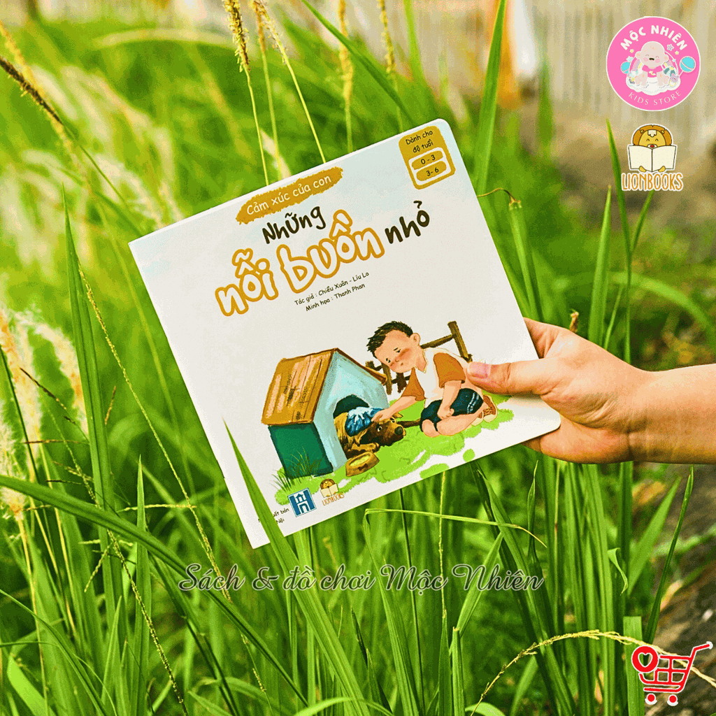 Bộ 04 cuốn sách - Cảm xúc của con - Lionbooks