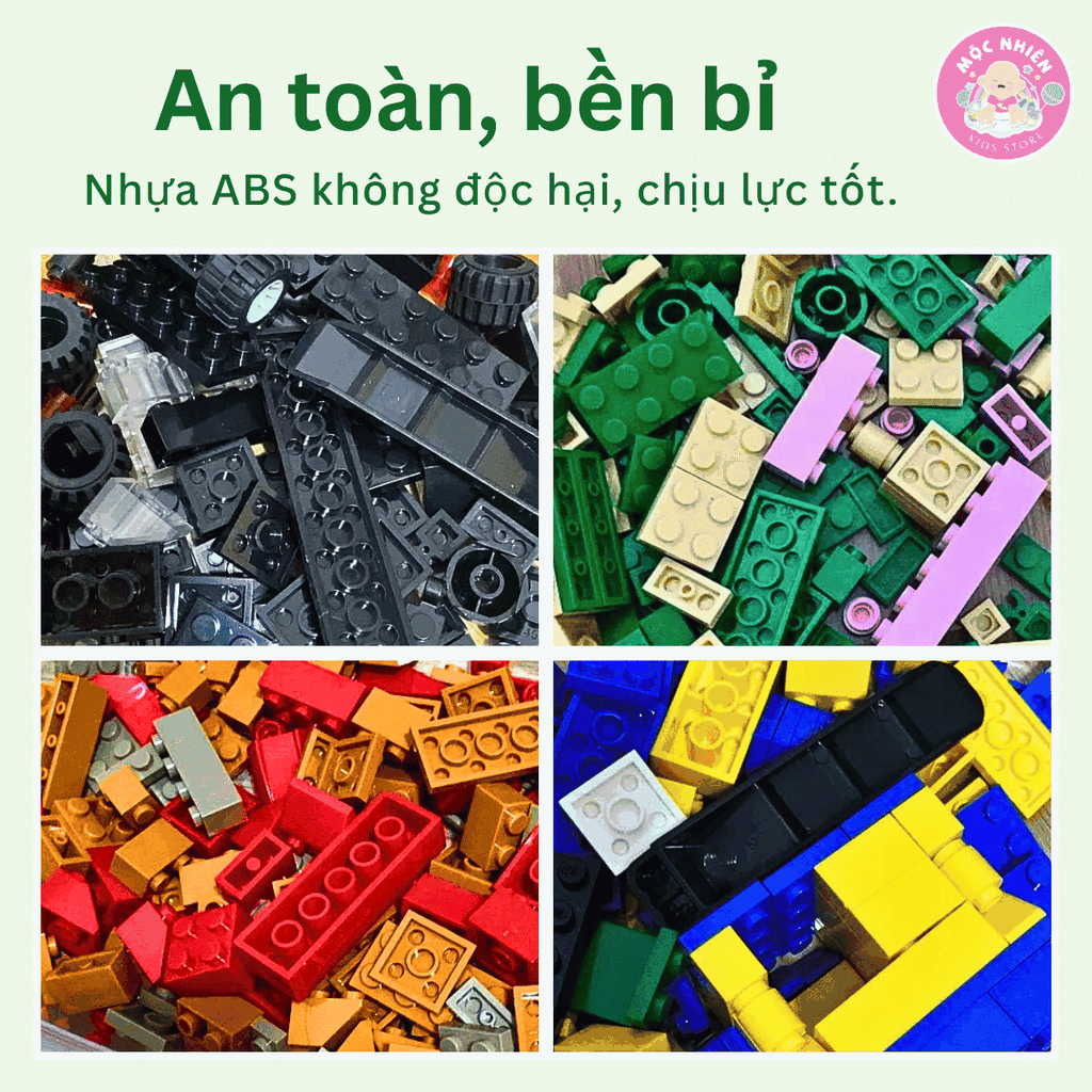Bộ xếp hình sáng tạo 1000 chi tiết - Creative Building Blocks 8528 - Toys&Joys