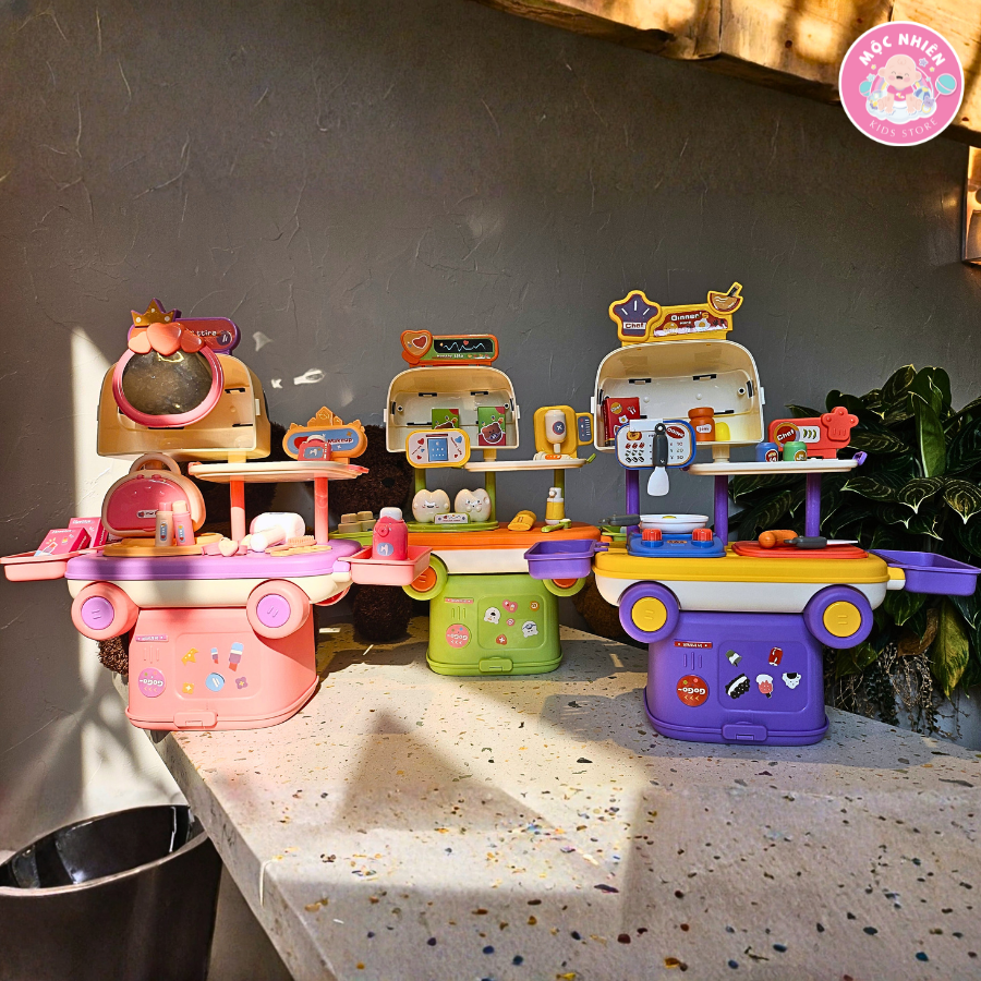 Bộ đồ chơi nhập vai Xe lưu động cho trẻ từ 3 tuổi - Chất liệu nhựa ABS cao cấp - Toys&Joys