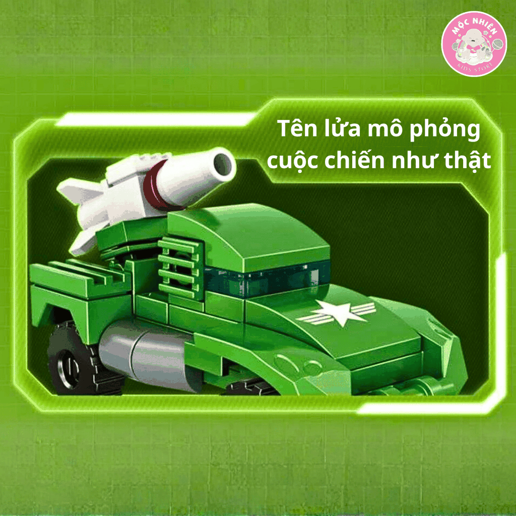 Bộ đồ chơi lắp ráp Woma C1020 - Quân sự (Nguyên bộ gồm 12 hộp lẻ với tổng 460 mảnh ghép)