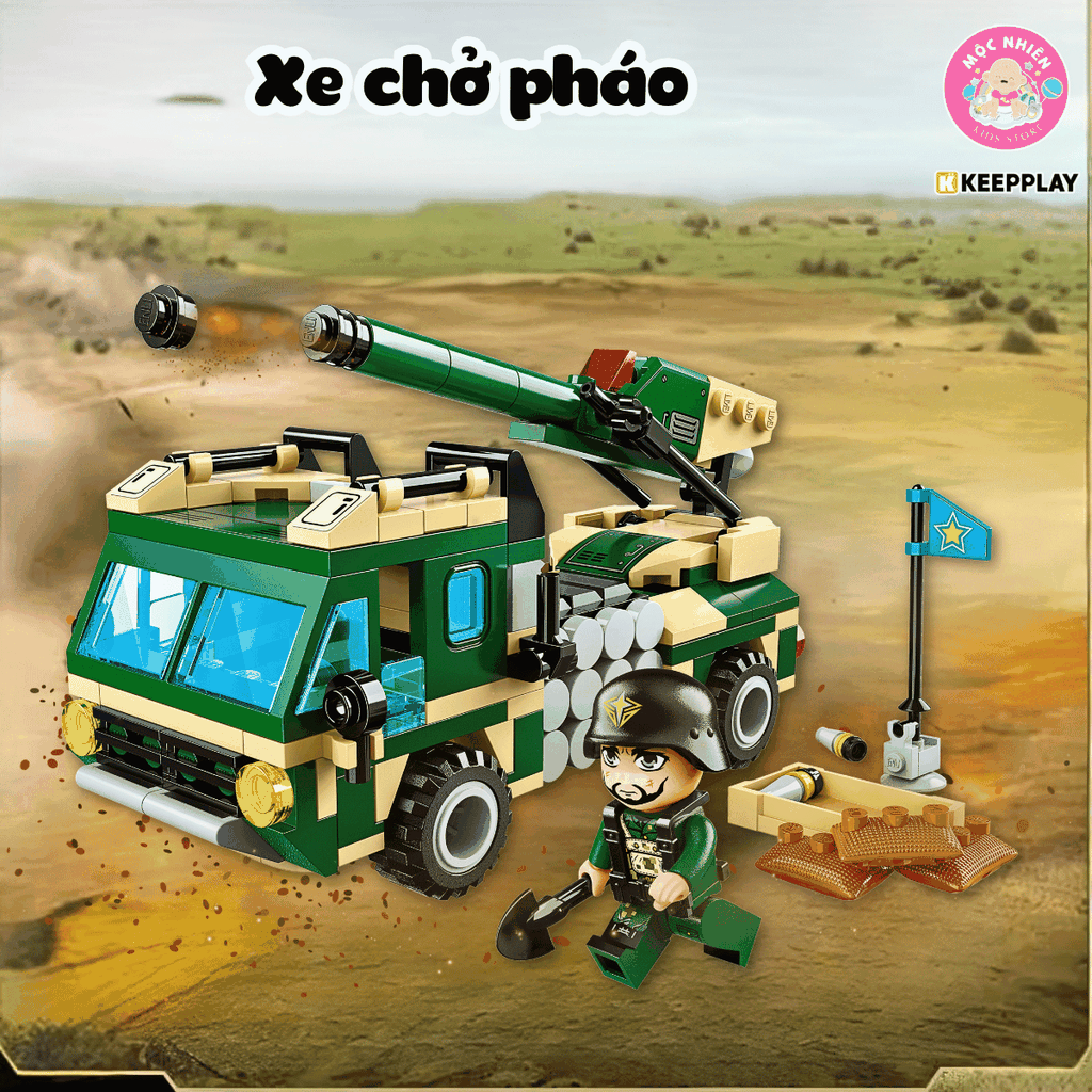 Đồ chơi lắp ráp, xếp hình Keepplay 25001 - Biệt đội vì hòa bình (896 chi tiết)