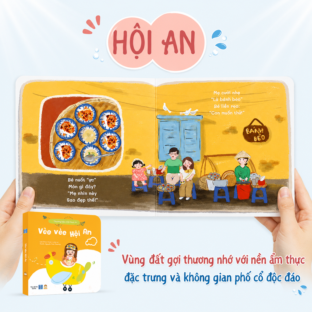 Sách thơ - Bộ Việt Nam quê mình 3 cuốn Bồi cứng tái bản cho bé 0-6 tuổi - Lionbooks