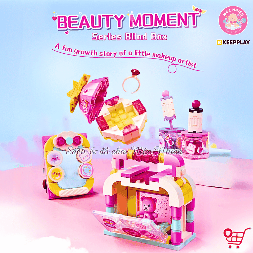 Đồ chơi lắp ráp xếp hình Keepplay 35020 - Đồ trang điểm (387 chi tiết)