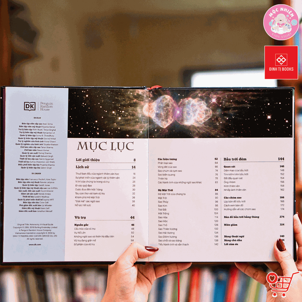 Sách - Thiên văn học trực quan - Đinh Tị Books