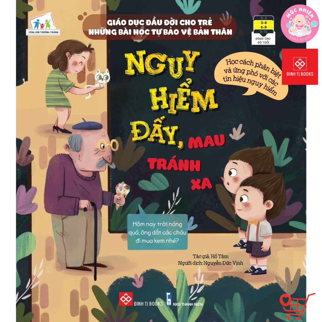 Sách - Giáo dục đầu đời cho trẻ - Những bài học tự bảo vệ bản thân - Đinh Tị Books