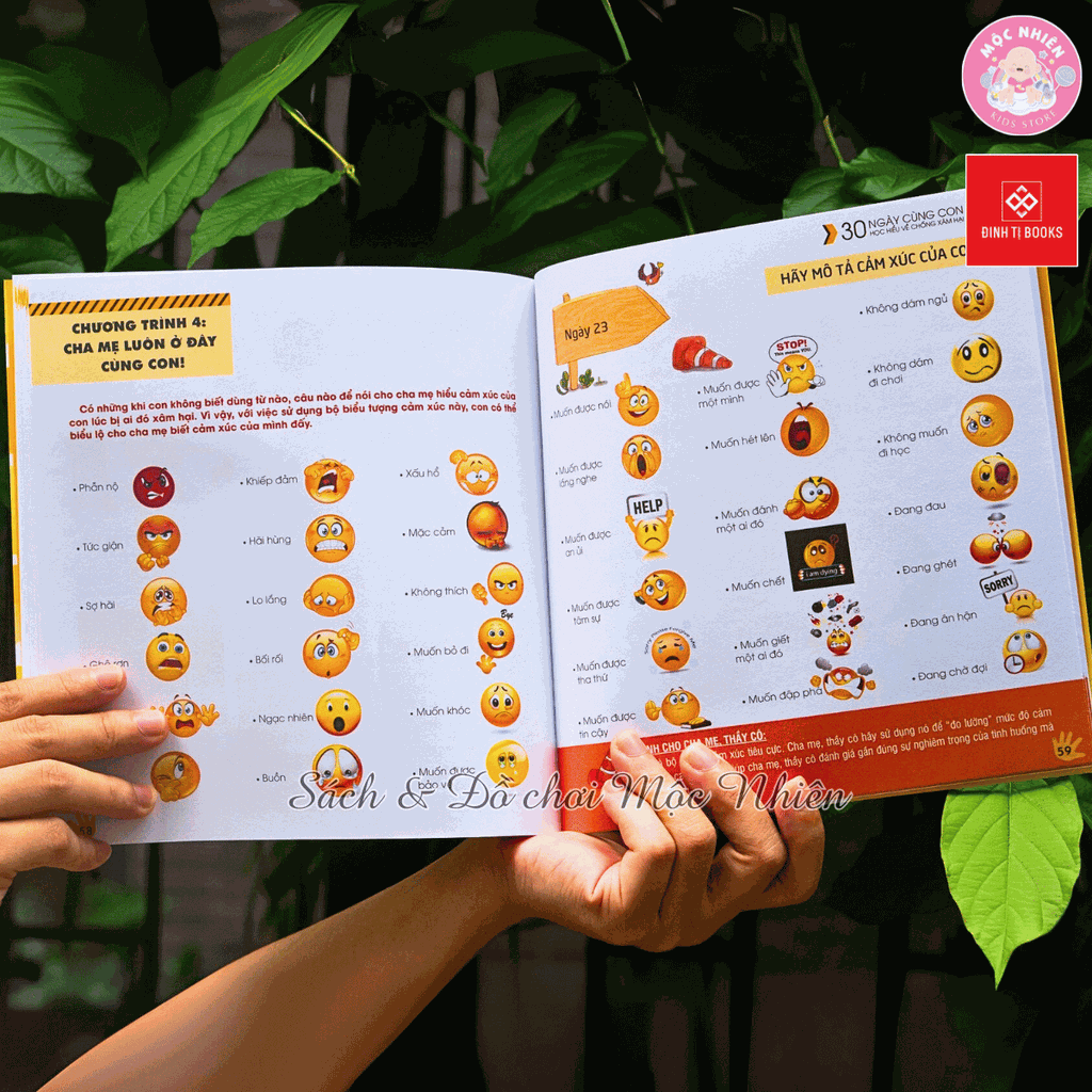 Sách - 30 ngày cùng con học hiểu về chống xâm hại - Đinh Tị Books