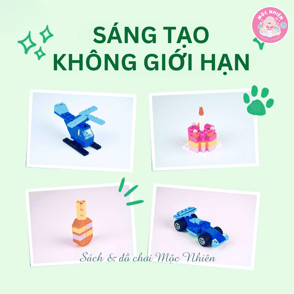 Bộ xếp hình sáng tạo 1000 chi tiết - Creative Building Blocks 8528 - Toys&Joys
