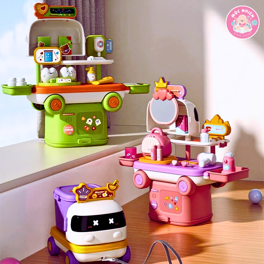 Bộ đồ chơi nhập vai Xe lưu động cho trẻ từ 3 tuổi - Chất liệu nhựa ABS cao cấp - Toys&Joys