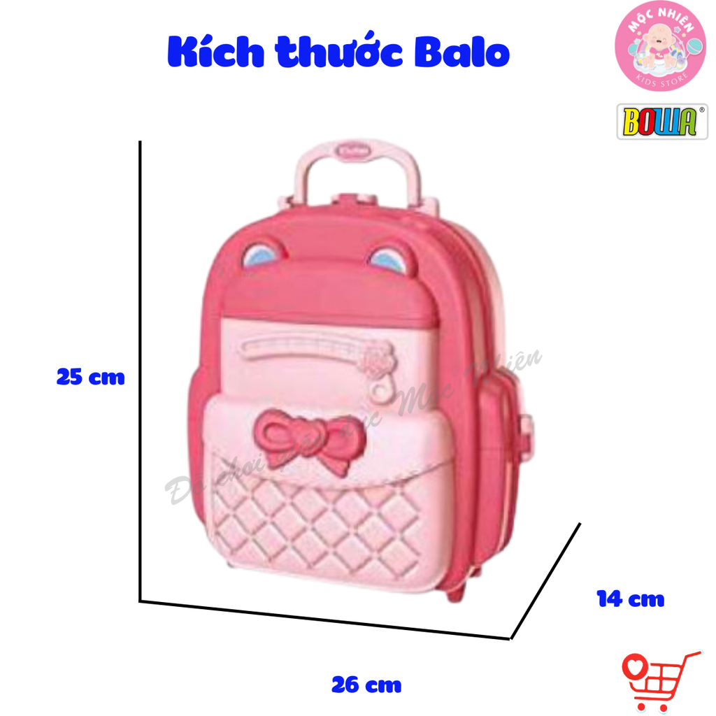 Đồ Chơi Hướng Nghiệp Nhập Vai Đầu Bếp Nấu Ăn BOWA 8777P - Cặp Nhà Bếp 34 Chi Tiết Có Lắp Vòi Nước Thật