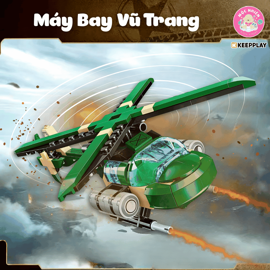 Đồ chơi lắp ráp, xếp hình Keepplay 25001 - Biệt đội vì hòa bình (896 chi tiết)