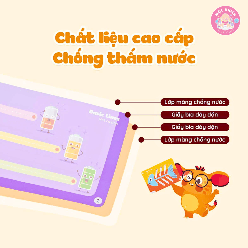 Học liệu tô xóa Lala Tracing Plus - Đồ chơi giấy tô xóa thông minh đồ chơi tô xóa cho bé -Lalala baby