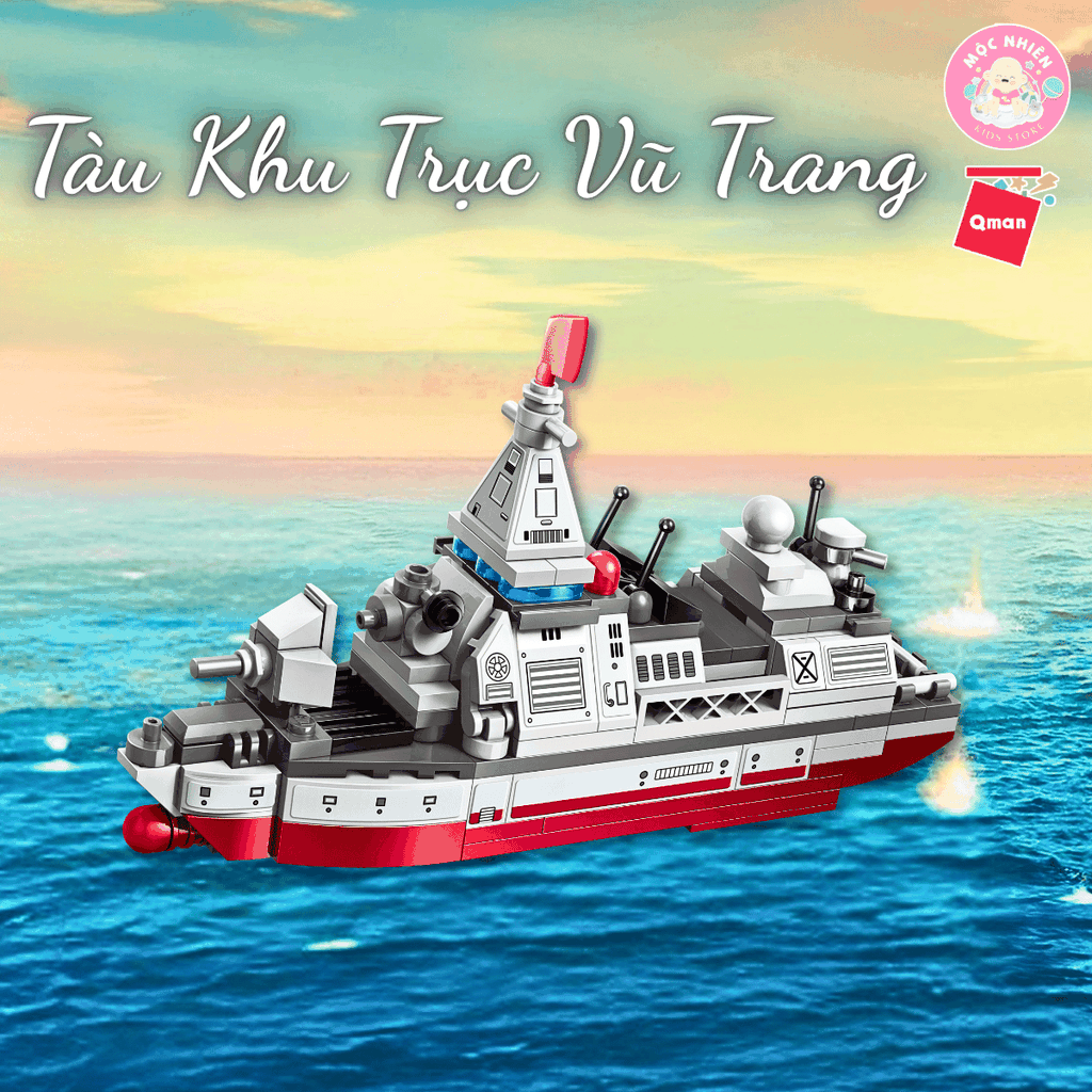 Đồ chơi lắp ráp xếp hình Qman 22016 - Biệt đội sấm sét (746 chi tiết) - Dành cho bé từ 6 tuổi