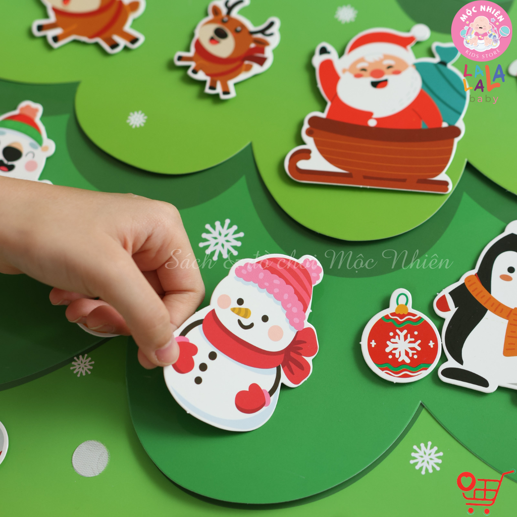 LalaXmas Tree - Cây thông Noel 3D bóc dán - Lalala Baby