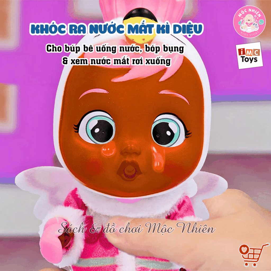 Búp bê Cry Babies Magic Tears Keep Me Warm - IMC Toys