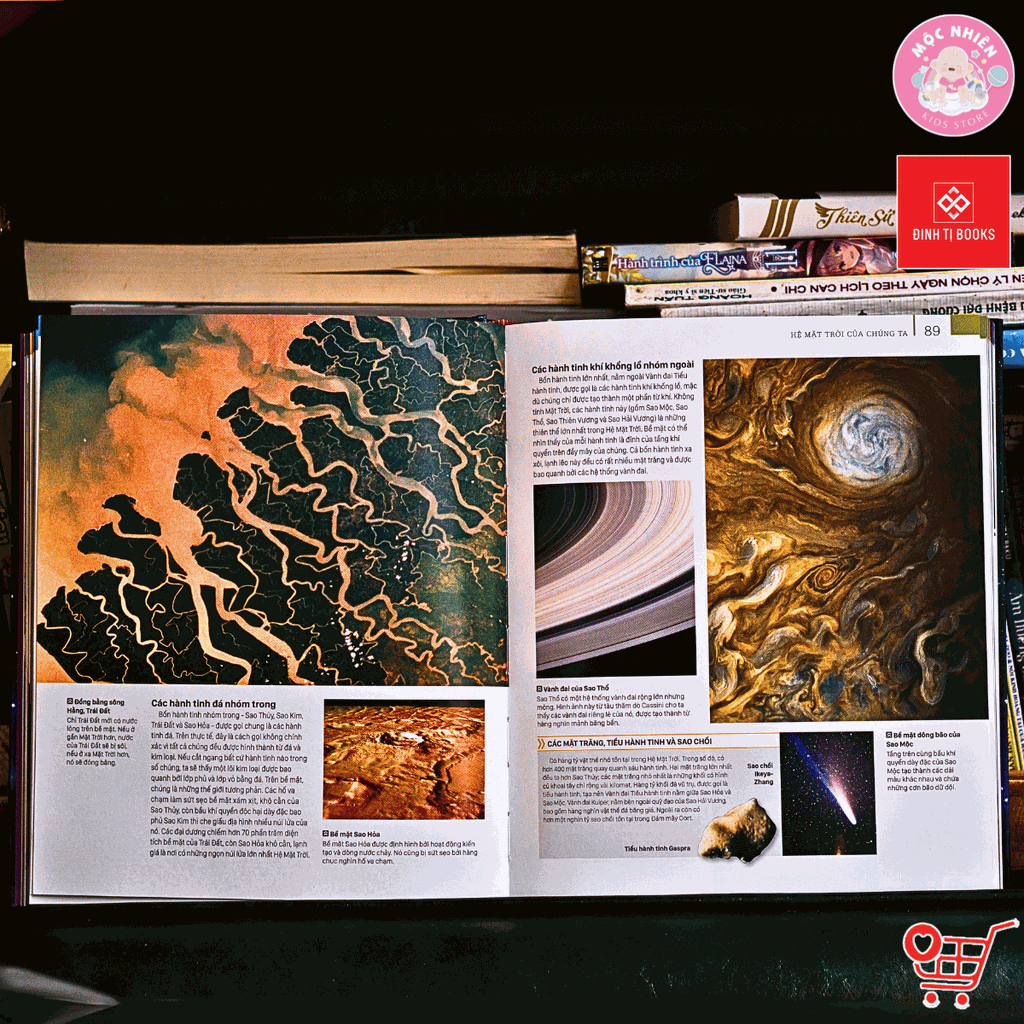 Sách - Thiên văn học trực quan - Đinh Tị Books