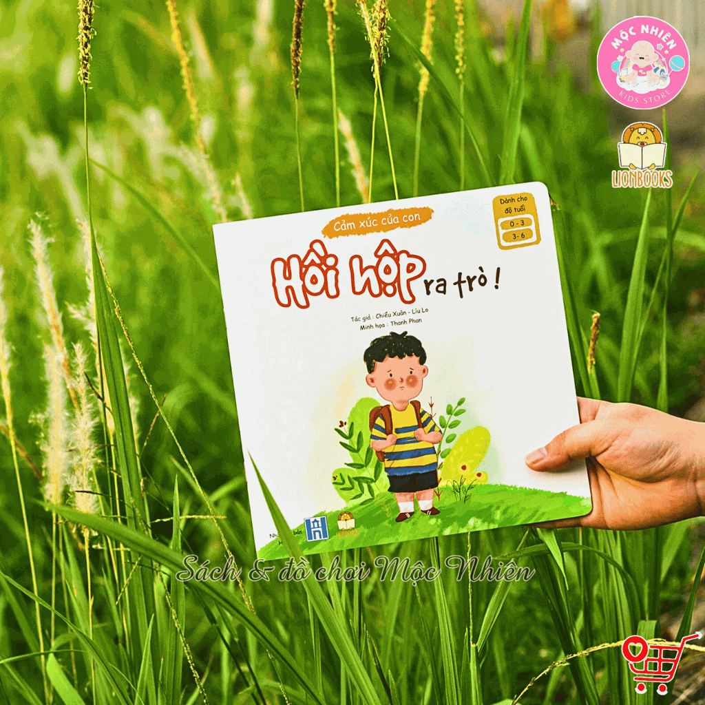 Bộ 04 cuốn sách - Cảm xúc của con - Lionbooks