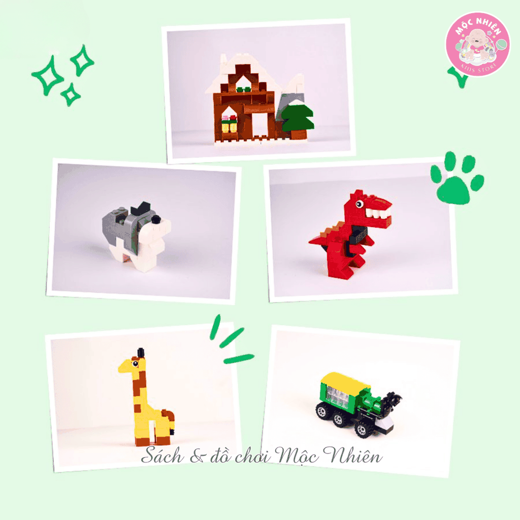 Bộ xếp hình sáng tạo 1000 chi tiết - Creative Building Blocks 8528 - Toys&Joys