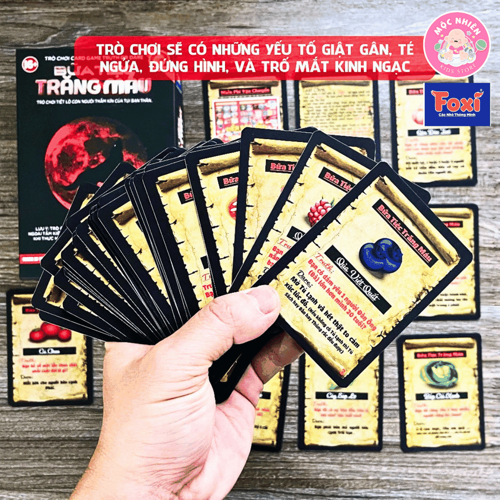 Bộ bài Truth or Dare Bữa Tiệc Trăng Máu (16+) - Foxi