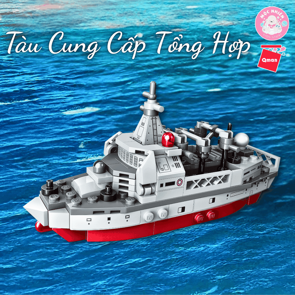 Đồ chơi lắp ráp xếp hình Qman 22016 - Biệt đội sấm sét (746 chi tiết) - Dành cho bé từ 6 tuổi