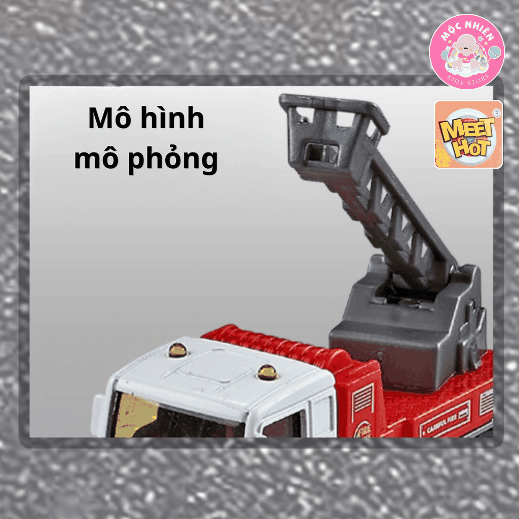 Đồ chơi mô hình MEET HOT MH-261 - Bộ 3 xe cứu hỏa