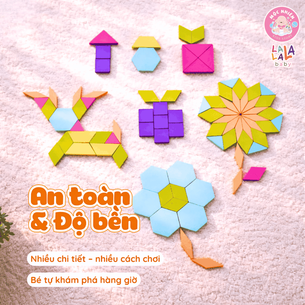 Đồ chơi xếp hình nam châm Lala Wooderland bằng gỗ cao cấp phát triển tư duy sáng tạo logic cho bé - Lalala baby