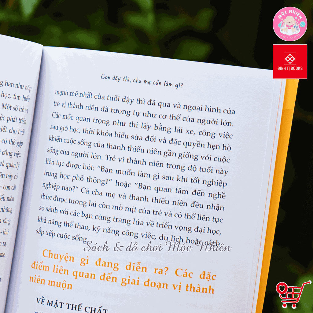 Sách - Con dậy thì, cha mẹ cần làm gì? - Đinh Tị Books