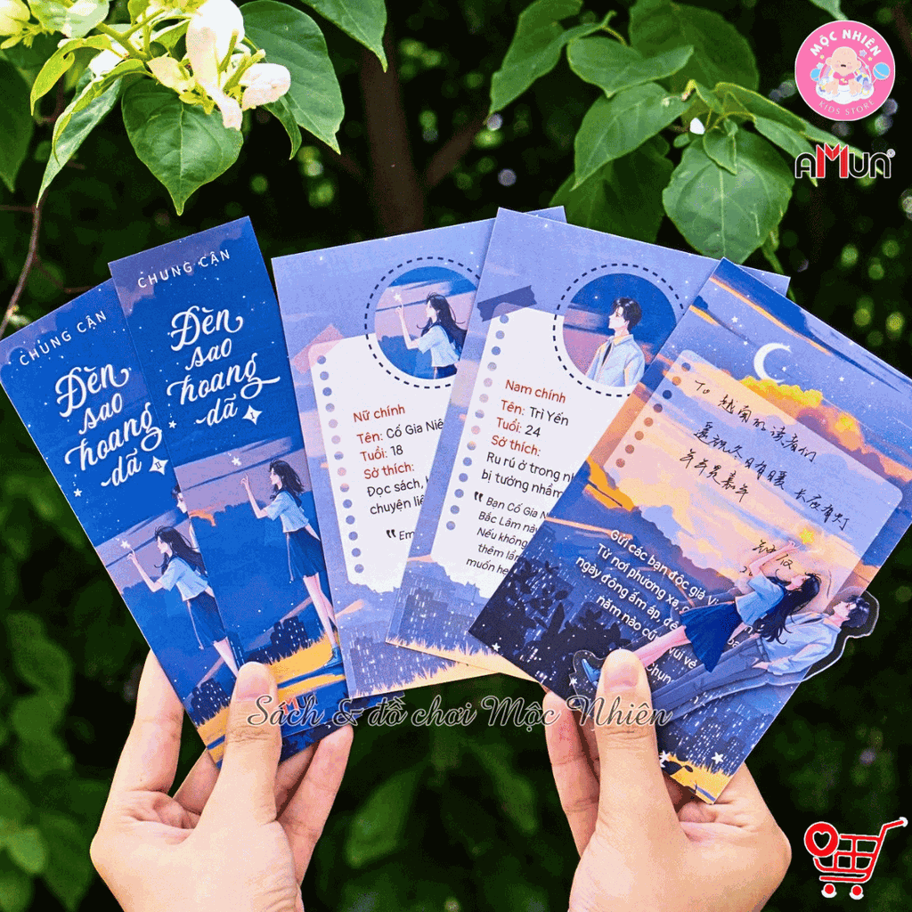 Bộ 2 tập sách văn học trữ tình Amun - Đèn sao hoang dã (có kèm quà tặng) - Đinh Tị Books