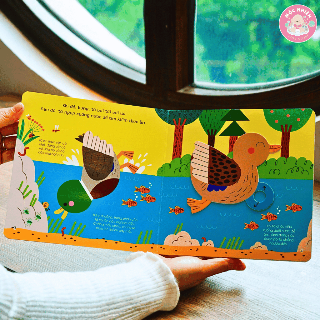 Combo 04 cuốn Sách tương tác cho bé - Thế giới nhỏ động đậy - Đinh Tị Books