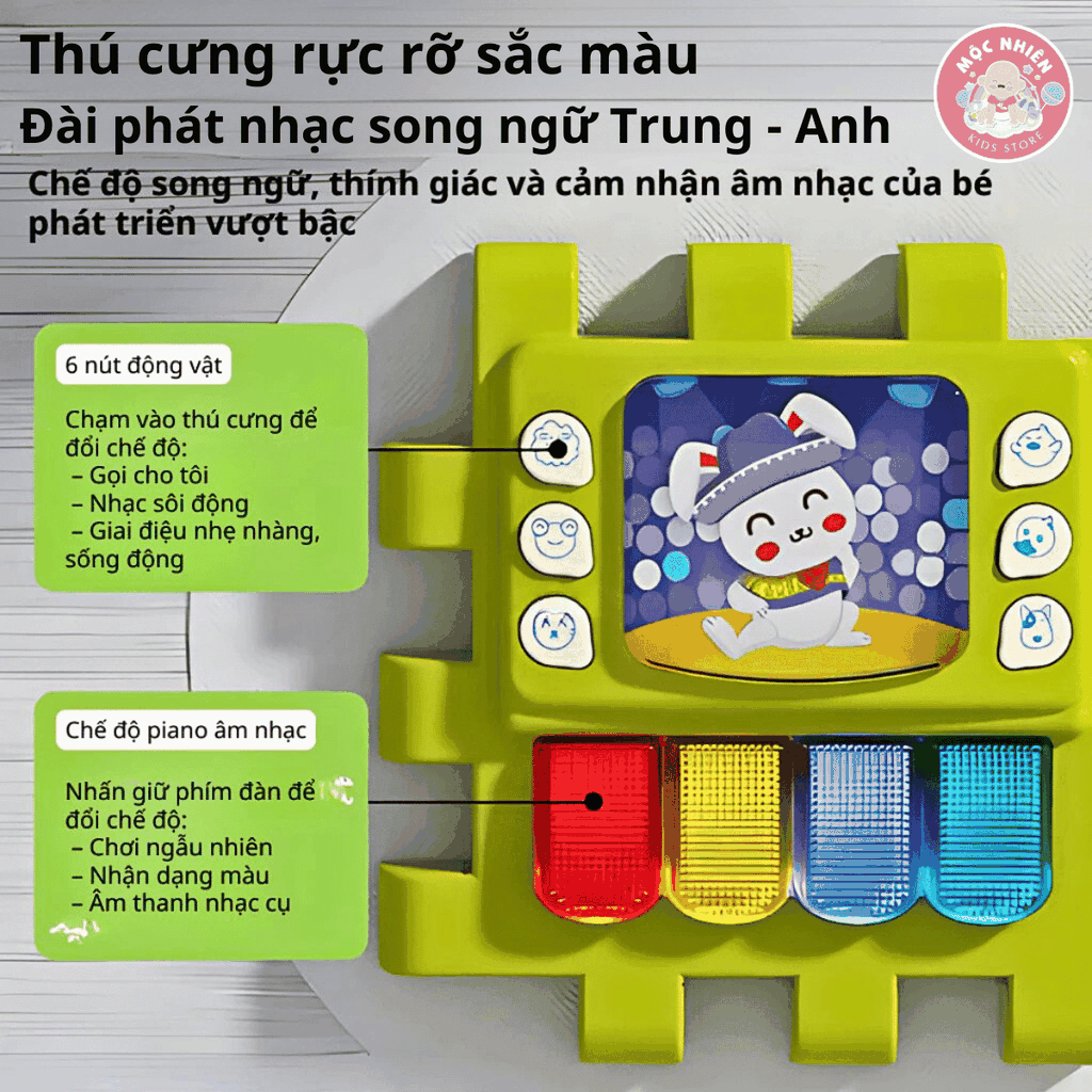 Đồ chơi Montessori khối hoạt động học và chơi Goodway