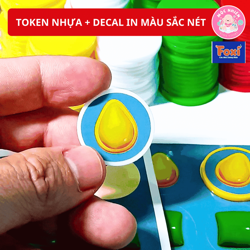 Đồ chơi Boardgame Candy Crush - Hiệu Foxi - Đồ chơi phát triển tư duy, tăng trí nhớ, dễ chơi, vui nhộn