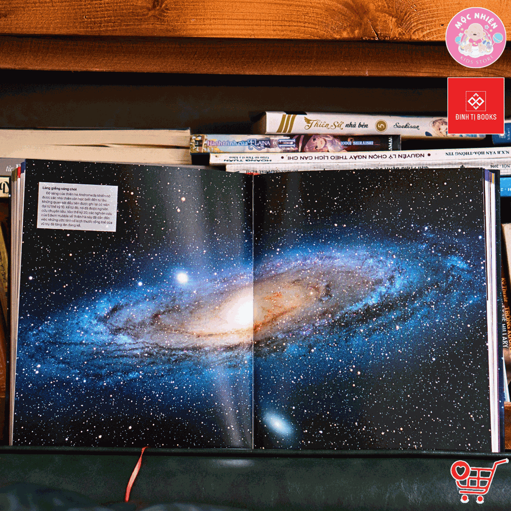 Sách - Thiên văn học trực quan - Đinh Tị Books