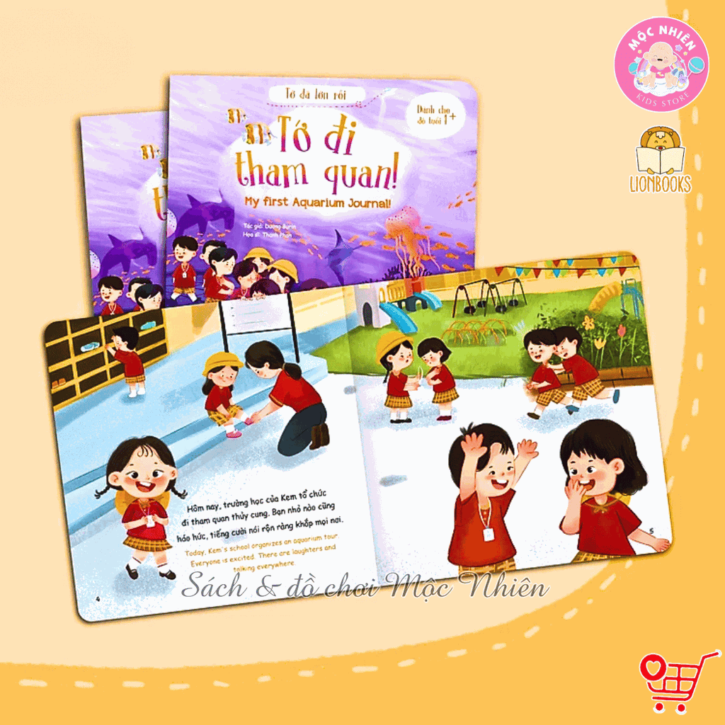 Bộ 03 cuốn sách song ngữ Anh Việt - Tớ đã lớn rồi - Lionbooks